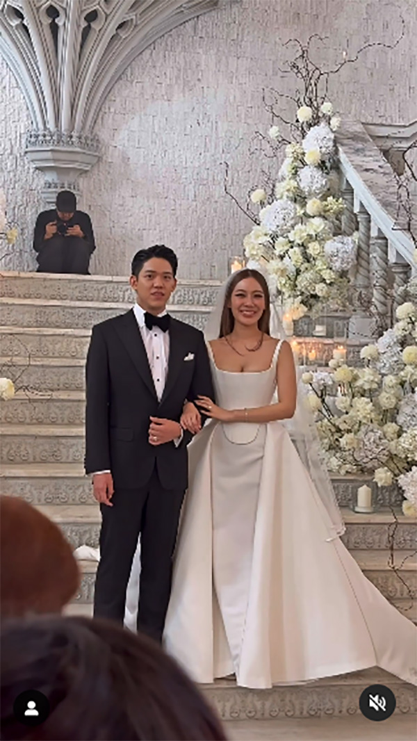  นัตตี้ นันนัท ควง พี่แมน เข้าพิธีแต่งงาน