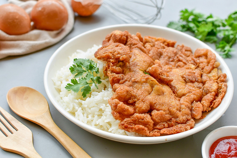 เมนูไข่เจียวกุ้ง