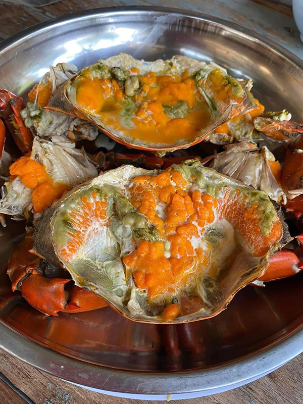 ร้านเมนูไข่เจียวปู เหลาริมทาง วัดบางปิ้ง