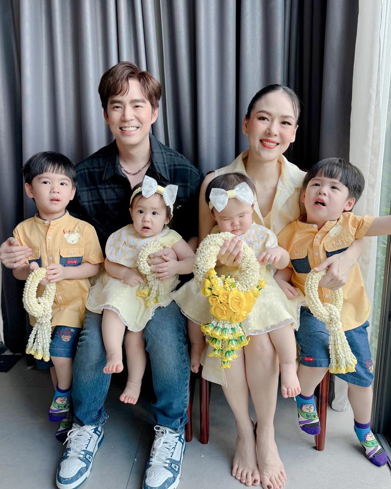 น้องธีร์ น้องพีร์ ลูกพ่อบีม แม่ออย