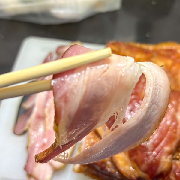 เบคอนสูตรโฮมเมด วิธีทำเบคอนโฮมเมด สูตรเบคอนซอสส้ม สูตรอาหาร