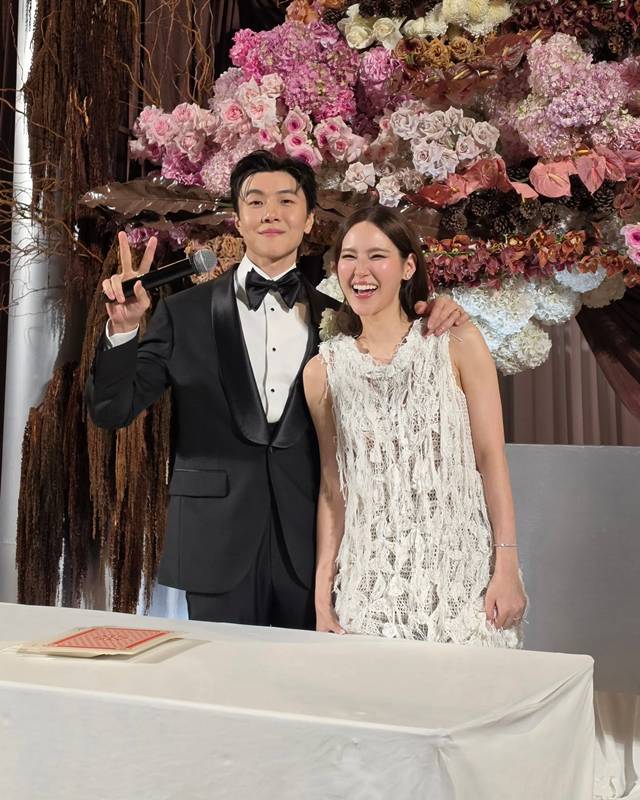 เชา ชวลิต แต่งงาน