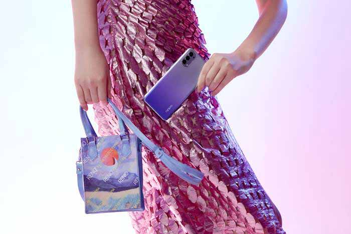 OPPO Reno4 สีใหม่ Nebula Purple
