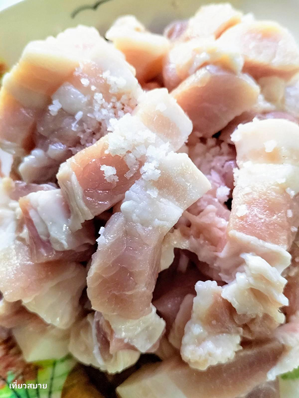 ผัดถั่วงอกเต้าหู้หมูสามชั้นกรอบ ผัดถั่วงอกใส่เต้าหู้ เมนูผัดผัก สูตรอาหาร