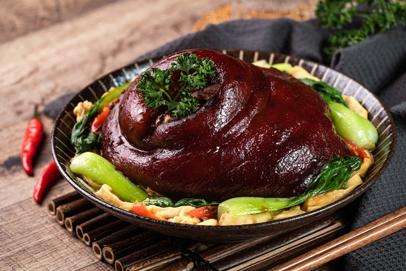 ขาหมูพะโล้/ขาหมูตุ๋นยาจีน เมนูมงคลตรุษจีน 2569 เมนูตรุษจีน 2026 เมนูอาหาร