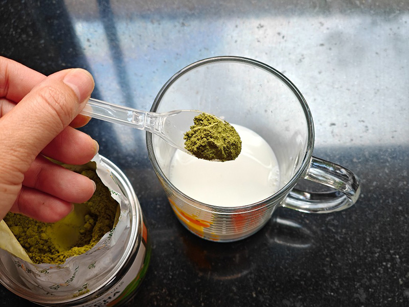 มัทฉะโฟมน้ำมะพร้าว สูตรมัทฉะน้ำผลไม้ สูตรชาเขียว เมนูชาเขียว สูตรเครื่องดื่ม