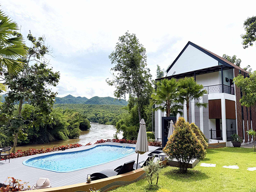 ที่พักไทรโยค ริมแม่น้ำแคว VeeVaree Riverkwai Resort