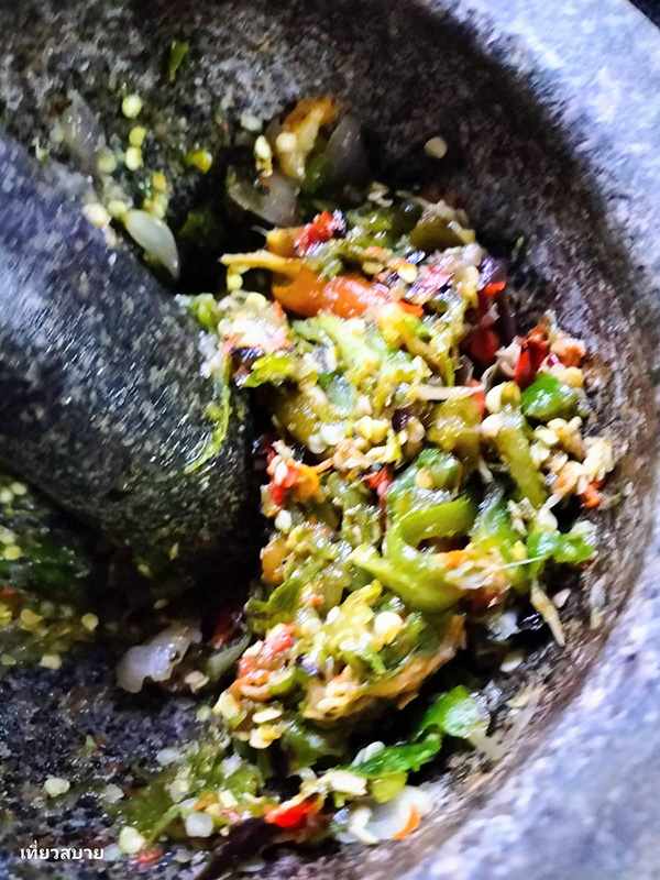 สูตรน้ำพริกขี้กา เมนูน้ำพริก เมนูอาหารไทย อาหารเพื่อสุขภาพ สูตรอาหาร