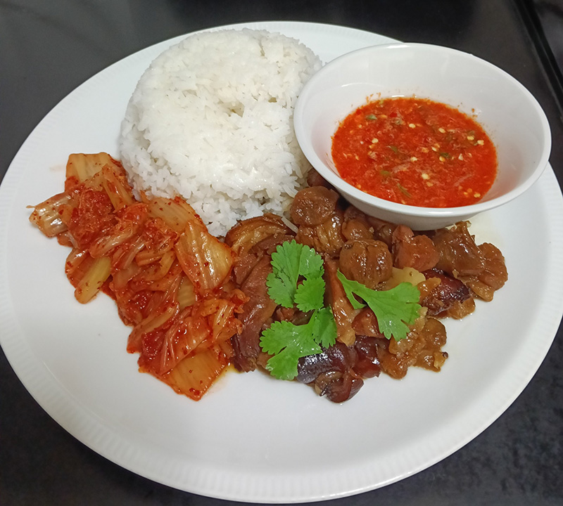 ขาหมูรมควันตุ๋นลำไย เมนูหมู ขาหมูตุ๋น สูตรอาหาร