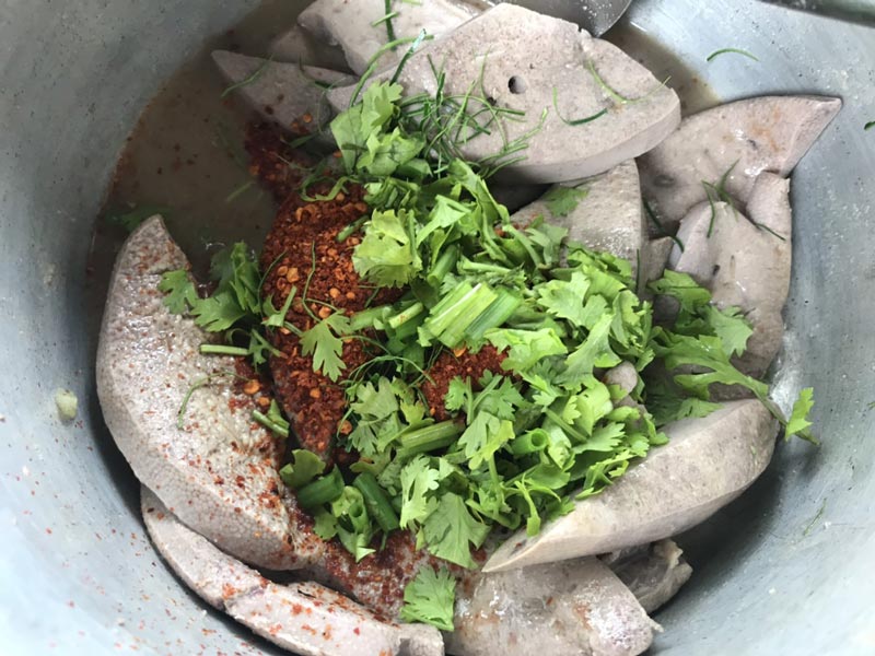 เมนูตับหมู