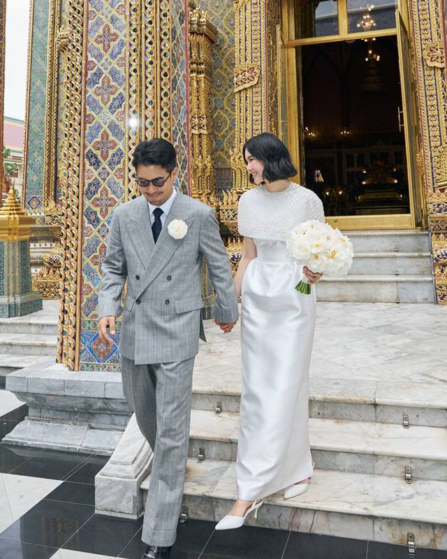 แทน ลิปตา - พราว อรณิชา ควงคู่วิวาห์หวาน