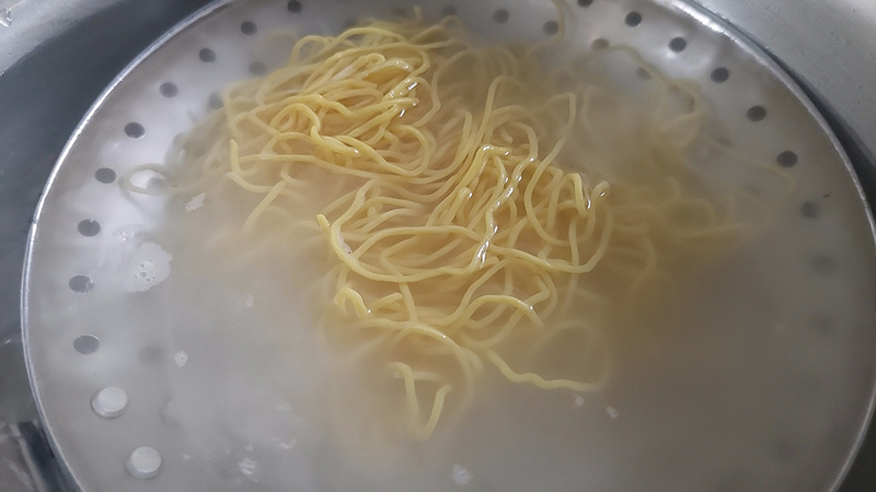 บะหมี่เย็นน้ำลำไย เมนูเส้น บะหมี่ อาหารฟิวชั่น สูตรอาหาร