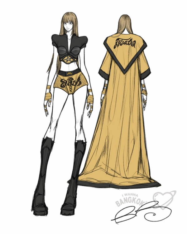 ชุด ลิซ่า ใส่ขึ้นคอนเสิร์ต BLACKPINK WORLD TOUR