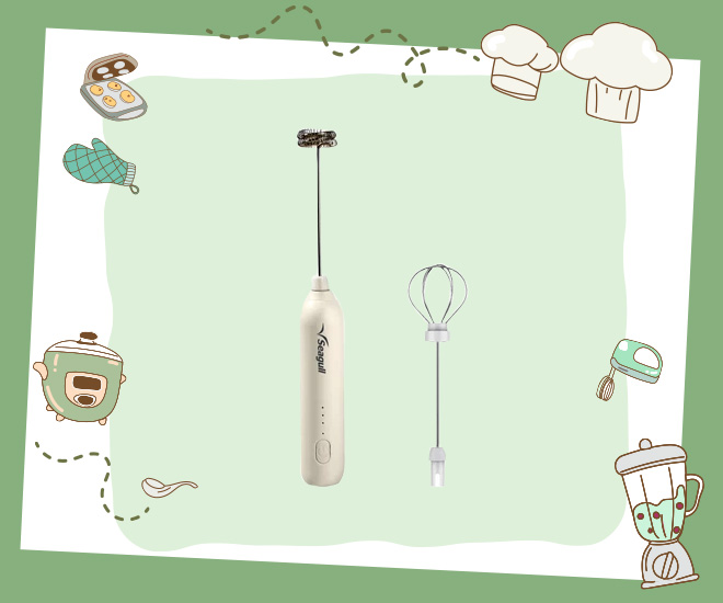 Seagull เครื่องตีฟองนม 2 in 1