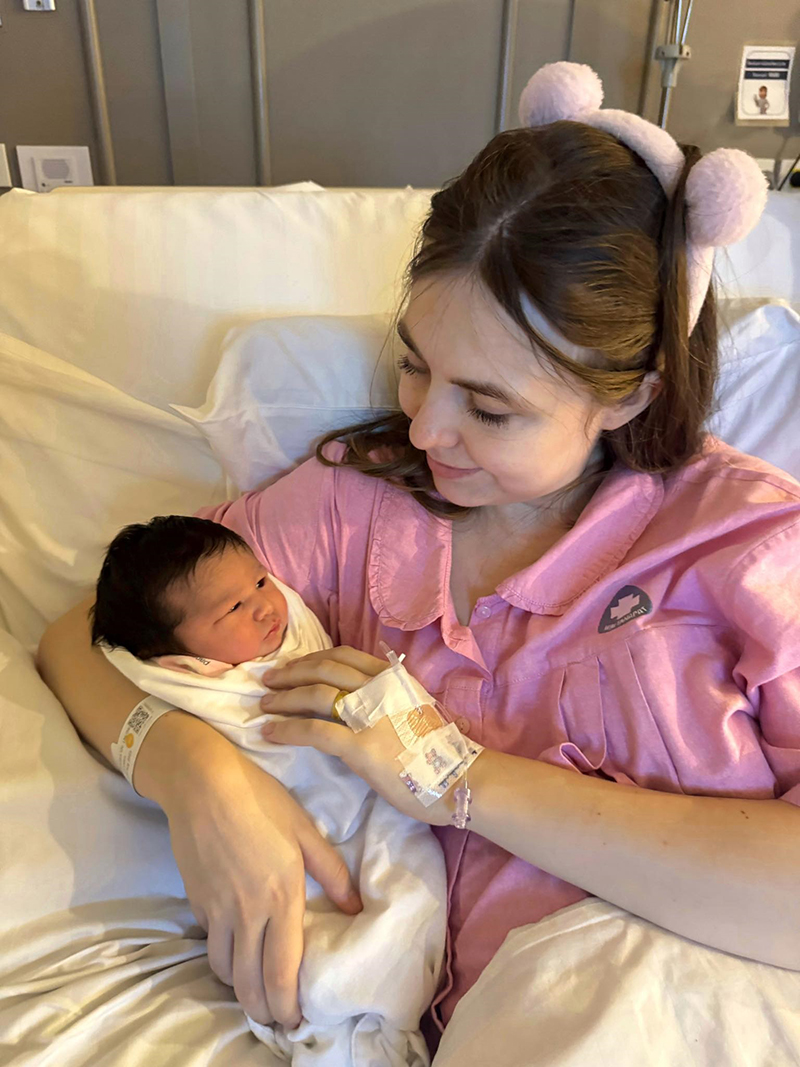 เก้า เกริกพล เป็นคุณพ่อแล้ว เปิดตัวน้อง Ariana