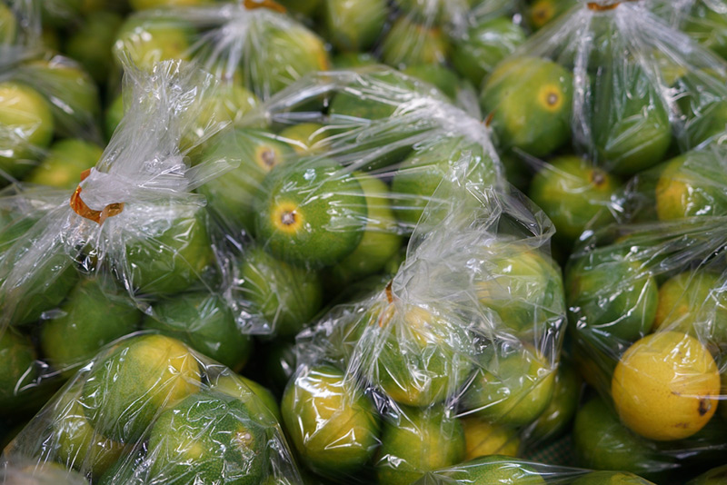 เก็บมะนาวในถุงพลาสติก