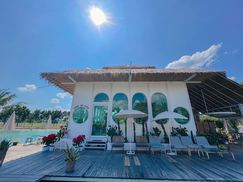 ร้านคาเฟ่สไตล์มัลดีฟส์