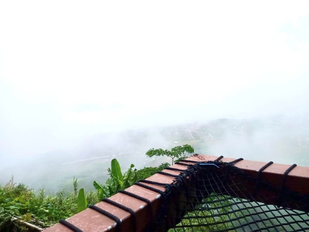 ทะเลหมอกหน้าบ้านพักภูตะวัน รีสอร์ท