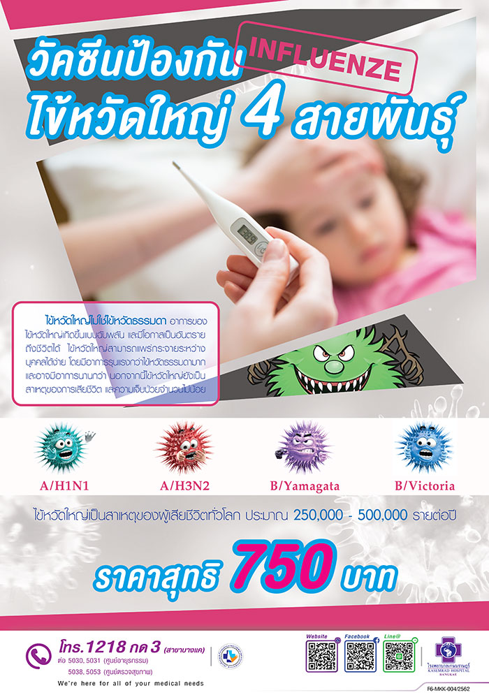 วัคซีนไข้หวัดใหญ่ 2562
