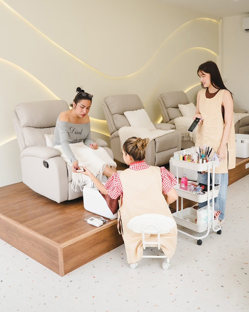 แจ็คกี้ เปิดร้านเล็บ ทำเองทุกขั้นตอนจริง 