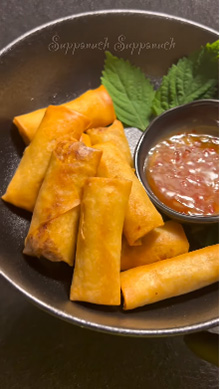 เปาะเปี๊ยะทอดสูตรไม่ต้องผัดไส้ สูตรอาหาร อาหารว่าง