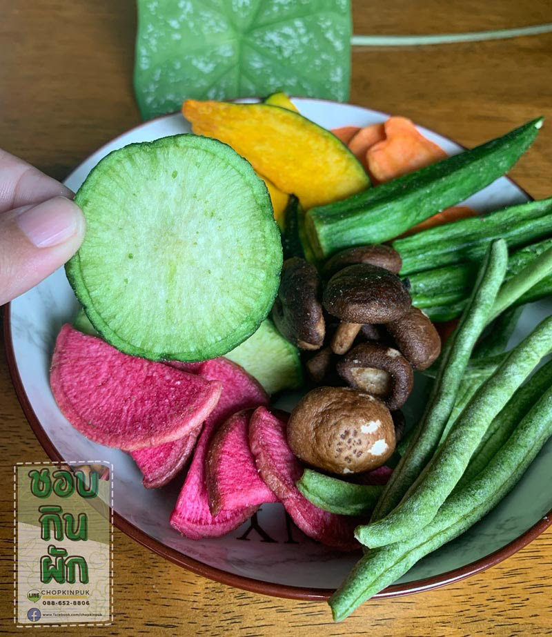 ร้านผักอบกรอบ