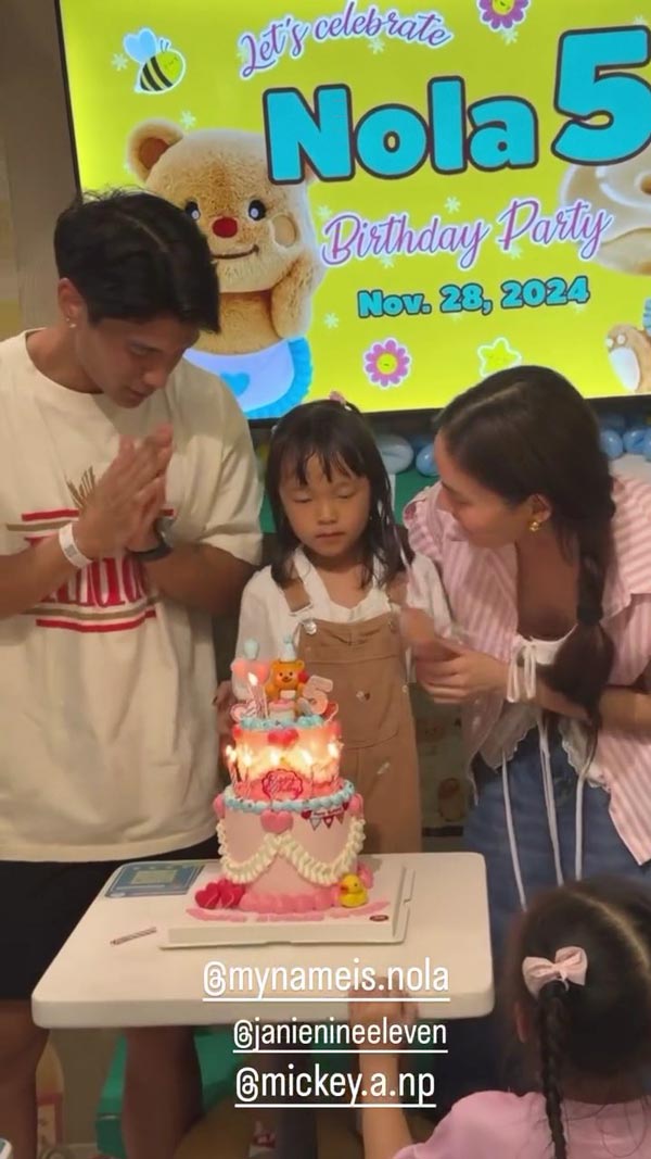 เจนี่ มิกกี้ ร่วมฉลองวันเกิด น้องโนล่า