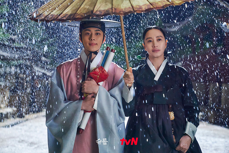 under the queen's umbrella