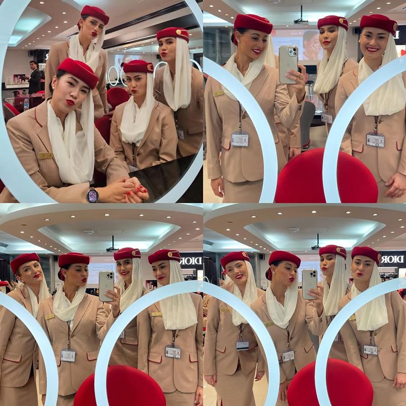 แคท ตฤณญา มอร์สัน เป็นแอร์โฮสเตส 