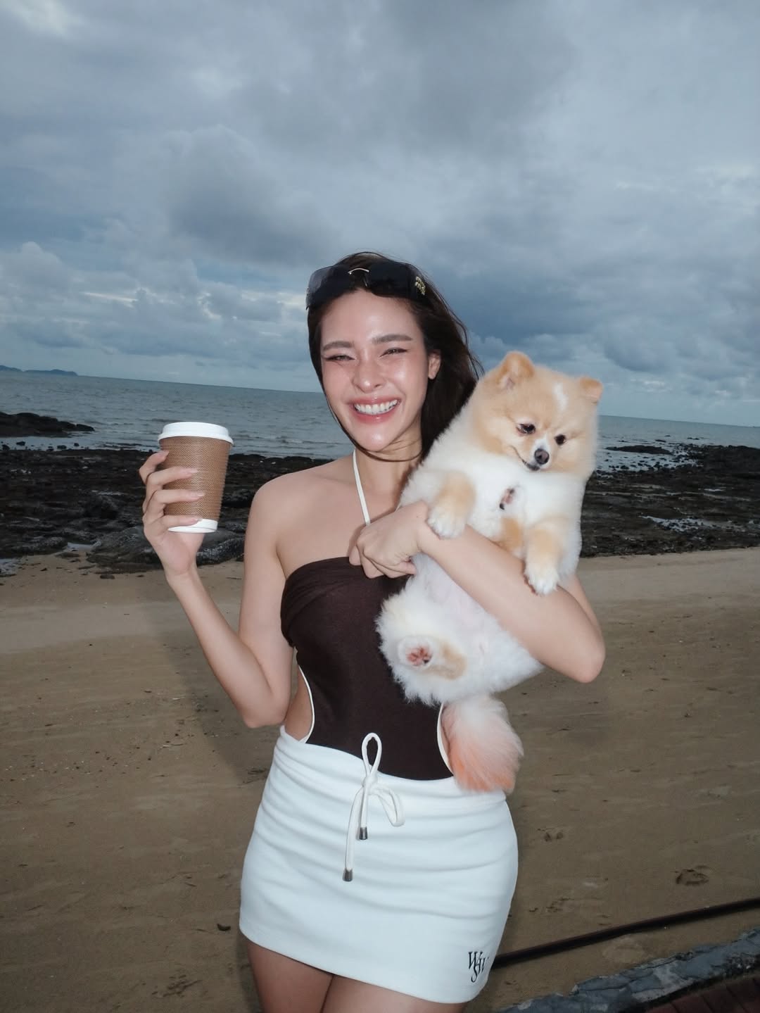 ปุ๊กลุก ฝนทิพย์ สวมวันพีซเซ็กซี่