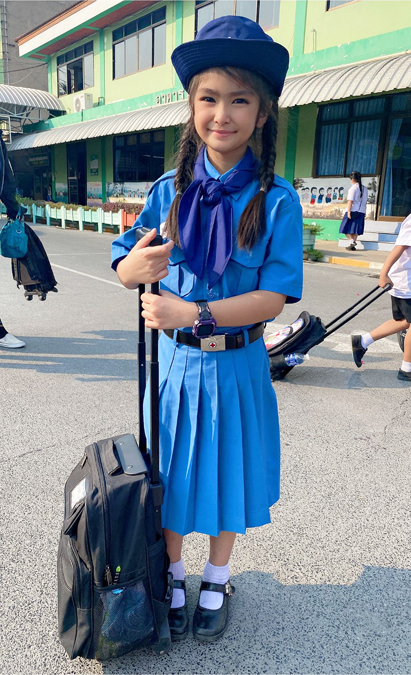 น้องผักบุ้ง ลูกสาว ทศพล หิมพานต์