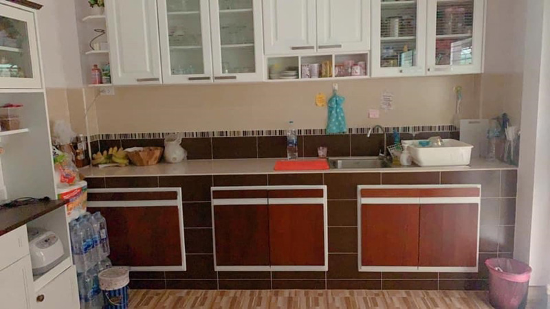 รีโนเวทห้องครัวบ้านจัดสรร