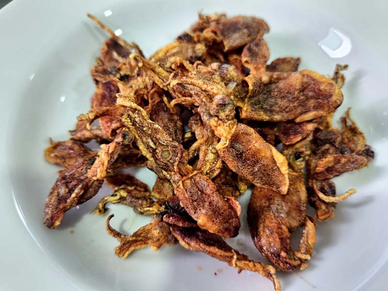 สูตรปลาหมึกทอด