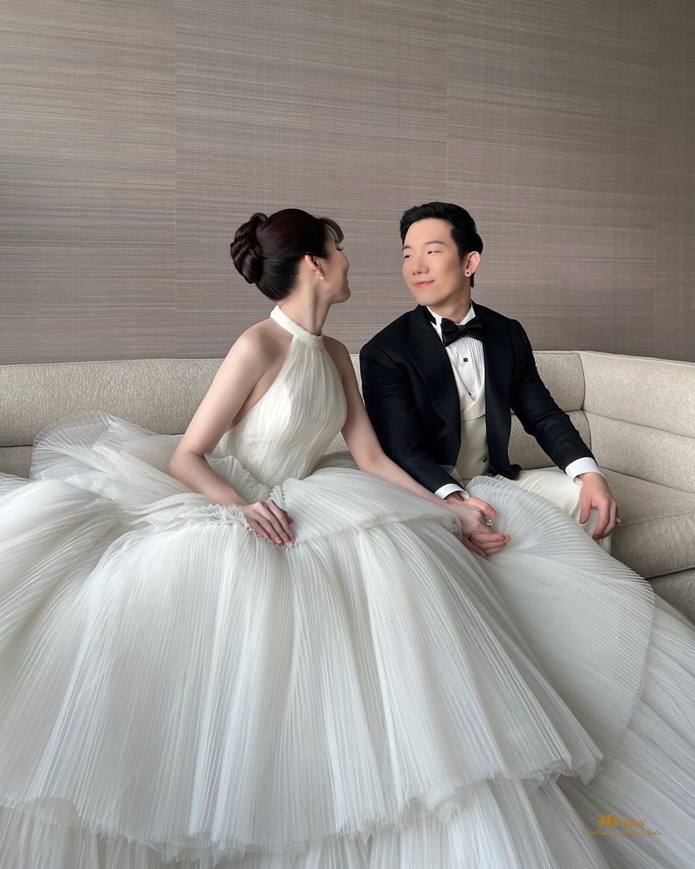 บรรยากาศงานแต่ง น้ำ กัญญ์กุลณัช วิวาห์หวาน ชุดเจ้าสาวอลัง