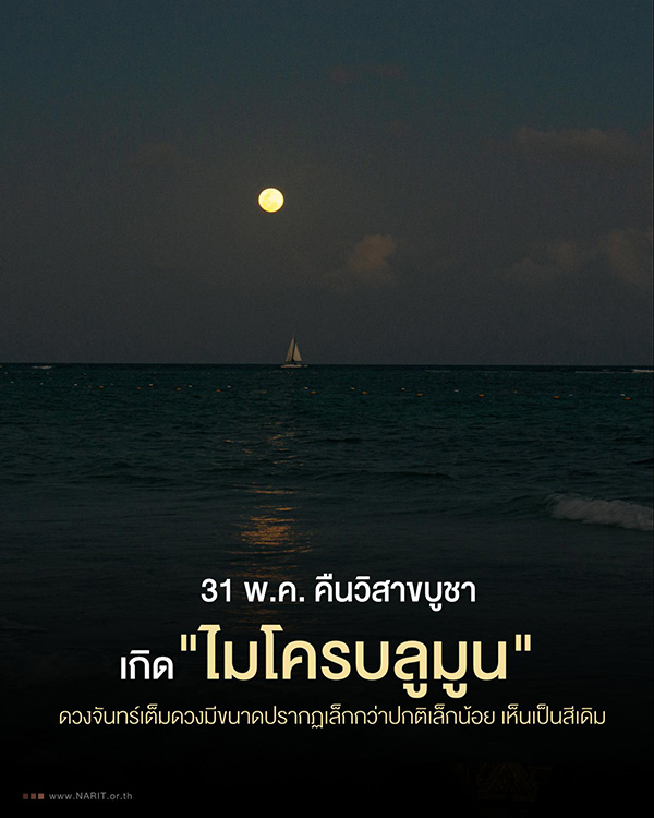 ไมโครบลูมูน วิสาขบูชา 2569