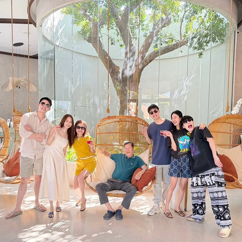 จ๊ะ นงผณี เที่ยวปีใหม่กับครอบครัว บิ๊ก อชิรพล