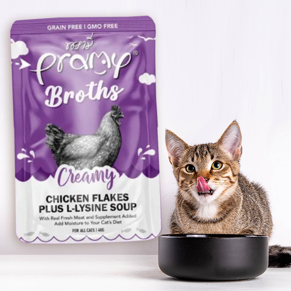 อาหารแมว Pramy Broths