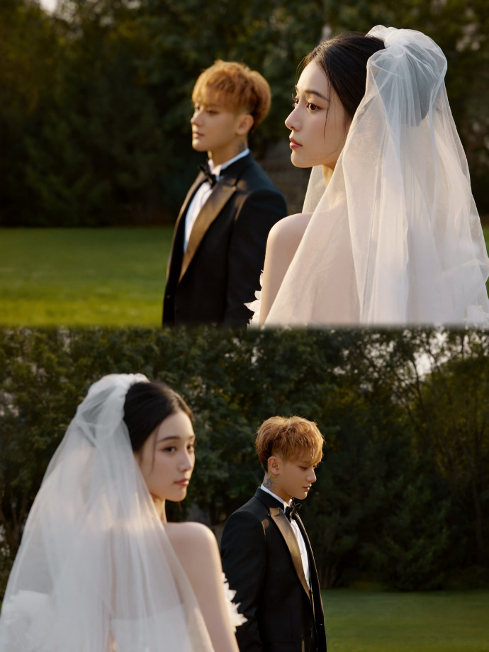 หวงจื่อเทา เปิดภาพพรีเวดดิ้ง สวีอี้หยาง สวยหรูอลังการ