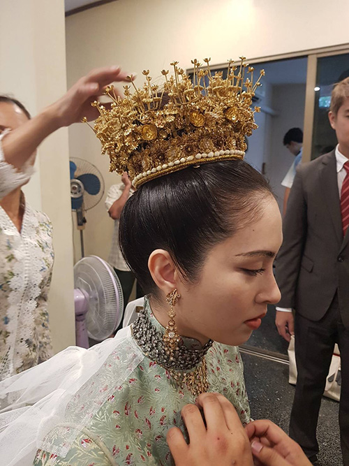 ปอย ตรีชฎา ชุดแต่งงาน