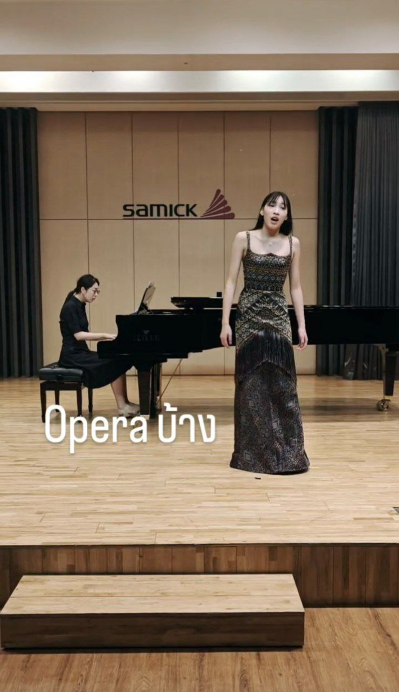 น้องแพรว ลูกสาว ตุ๊ก บ๊วย โชว์สกิลร้องโอเปร่า