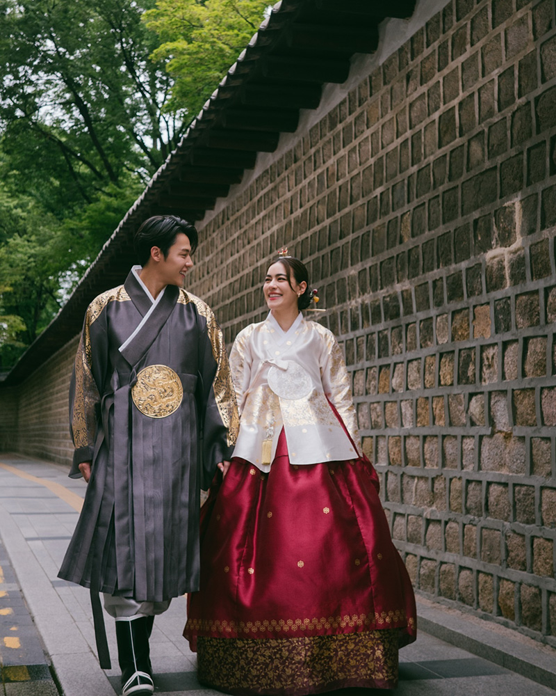 หมาก ปริญ คิมเบอร์ลี่ สวมฮันบกเที่ยวเกาหลี 