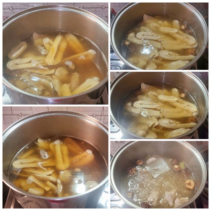 วิธีทำ หน่อไม้จีนต้มซี่โครงหมู