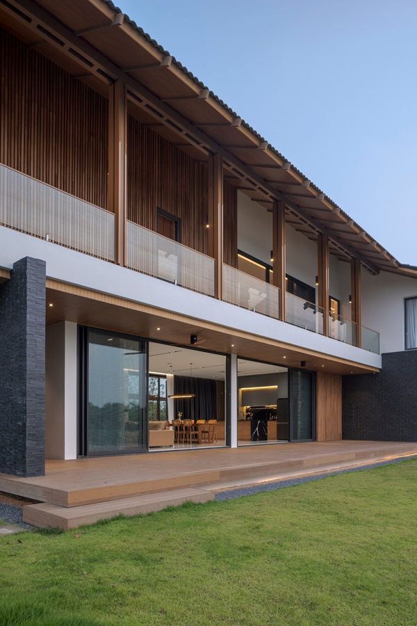 แบบบ้านสองชั้นสไตล์ไทยโมเดิร์น