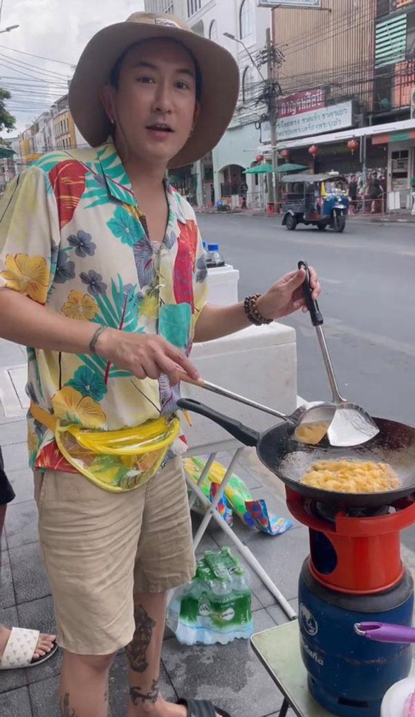 แพท พาวเวอร์แพท โชว์ทอดไข่เจียว