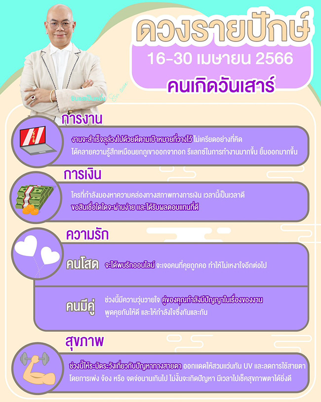 ดูดวงเดือนเมษายน