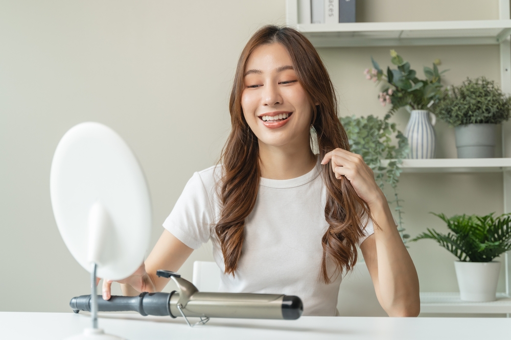 วิธีลอนผม