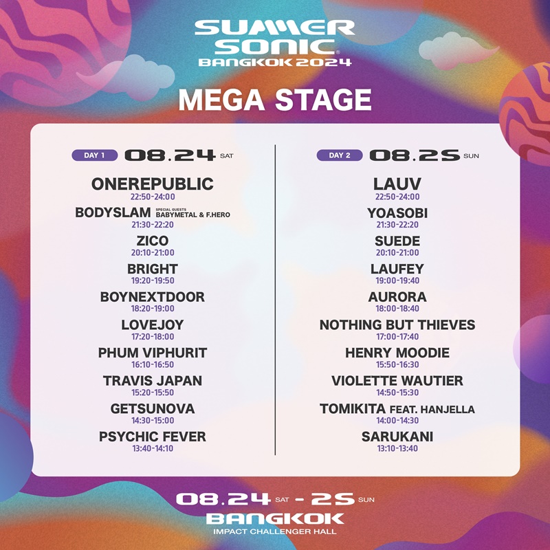 Summer Sonic Bangkok 2024
