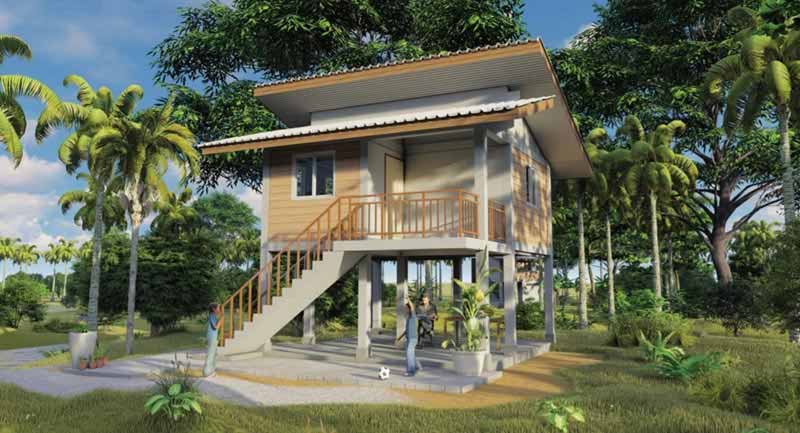14 แบบบ้านชั้นเดียวยกสูง บ้านใต้ถุนสูง หนีน้ำท่วม สวยงามหลากหลายสไตล์ 14 แบบบ้านชั้นเดียวยกสูง บ้านใต้ถุนสูง หนีน้ำท่วม สวยงามหลากหลายสไตล์