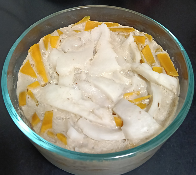 สังขยาฟักทองมะพร้าวอ่อนนมสด เมนูขนมไทย สังขยาฟักทอง สูตรขนม