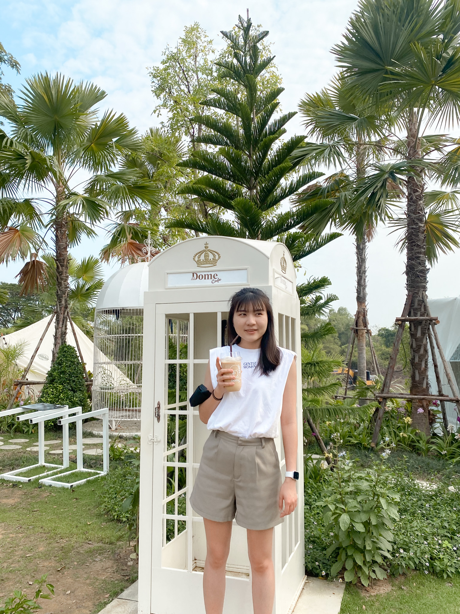 Dome cafe คาเฟ่นครนายก สไตล์สวนสวย ๆ